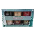 Yankee Candle Holiday 6 Pack 1.3oz Candle Set, Balsam Cedar, Christmas Cookie, Sparkling Cinnamon, White Spruce and Grapefruit, Holiday Zest, Sage and Citrus