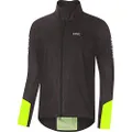 GORE Wear C5 Men's Cycling Jacket GORE-TEX SHAKEDRY, M, Black/Neon Yellow