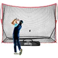 Heavy Duty Golf Net - Golf Net for Backyard Driving or Indoor Garage Golf Practice - 10x7 feet Hitting Net Area - Perfect Equipment for Any Golfer