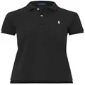 Polo Ralph Lauren Women's Classic Fit Mesh Polo Shirt, PoloBlack, Medium