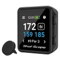 Shot Scope H4 GPS Handheld with Shot Tracking - F/M/B Green and Hazard Distances - 36,000+ pre-Loaded Courses - 100+ Statistics Including Strokes Gained - No subscriptions