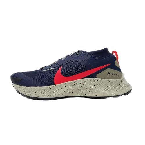 Nike Men's Pegasus Trail 3 GTX Running Shoes, Obsidian/Siren Red-Matte Olive, 13 M US