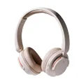 Phiaton PPU-BN0300WH01 BonoBeats Lite Bluetooth On-Ear Headphones with Microphone, Digital Hybrid Active Noise Canceling, PPU-BN0300 (Beige)