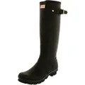 Mens Hunter Wellington Boots Original Tall Rainboots Snow Wellies New, Black, 7