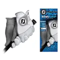 FootJoy Men's RainGrip Pair Golf Glove White Large, Pair