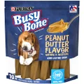 Purina Busy Bone Made in USA Facilities, Long Lasting Small/Medium Breed Adult Dog Chews, Peanut Butter Flavor - 35 oz. Pouch