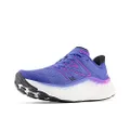 New Balance Women's Fresh Foam X More V4 Running Shoe, Marine Blue/Cosmic Rose, 5