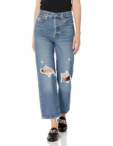 Levi's Women's Ribcage Straight Ankle Jeans (Standard and Plus), (New) Feeling Seen