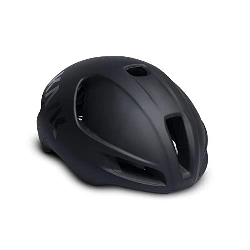 Kask Utopia Y Bike Helmet I Aerodynamic, Road Cycling & Triathlon Helmet for Speed - Black Matt - Large