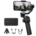 Hohem iSteady M6 Handheld 3-Axis Gimbal Stabilizer for Smartphone Gimbal for iPhone and Android Cell Phone,Built-in OLED Display Reverse Charging 400g Payload