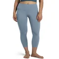Colorfulkoala Women's Dreamlux High Waisted Workout Leggings Buttery Soft Yoga Pants, Chambray, Large