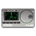 KLIQ MetroPitch - Metronome Tuner for All Instruments - with Guitar, Bass, Violin, Ukulele, and Chromatic Tuning Modes - Tone Generator - Carrying Pouch Included, Pewter Gray