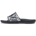 Crocs Men's Classic Slide Sandals, Black Camo, 11 US Women/9 US Men