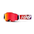 100% Armega Factory Adult Off-Road Motorcycle Goggles - Hiper Red Lens/One Size