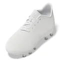 adidas Unisex Predator Accuracy.4 Flexible Ground Soccer Shoe, White/White/Black, 9 US Men