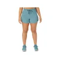 Asics 2012C851-400 NAGINO 4IN Run Shorts Women's Foggy Teal Size XL