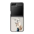 CASETiFY Impact Case for Samsung Galaxy Z Flip 5 - Girl and Coffee - Clear Black, CTF-30253742-16006201