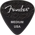 Fender 351 Shape, Black Medium Guitar Pick (6)