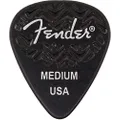 Fender 351 Shape, Black Medium Guitar Pick (6)