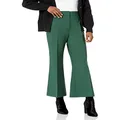 Rebecca Taylor Women's Cropped Flare Trouser, Dark Emerald, 6