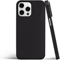 totallee Thin iPhone 14 Pro Max Case, Thinnest Cover Ultra Slim Minimal - for Apple iPhone 14 Pro Max (2022) (Frosted Black)