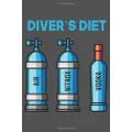 Diver's Diet | Air Nitrox Vodka: Tauchen Geschenk Für Taucher Tauchsport Dina5 Kariert Notizbuch Tagebuch Planer Notizblock Kladde Journal Strazze