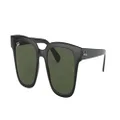 Ray-Ban Rb4323 Square Sunglasses, Black/G-15 Green, 51 mm
