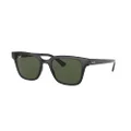 Ray-Ban Rb4323 Square Sunglasses, Black/G-15 Green, 51 mm