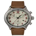 Timex Men's Chronograph Quartz Watch Waterbury Traditional, brown/beige, Bracelet