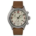 Timex Men's Chronograph Quartz Watch Waterbury Traditional, brown/beige, Bracelet