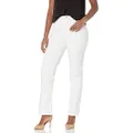 Gloria Vanderbilt Women's Size Amanda Classic High Rise Tapered Jean, Vintage White, 26 Plus Regular