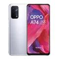 Oppo A74 5G Dual CPH2197 128GB 6GB RAM Factory Unlocked (GSM Only | No CDMA - not Compatible with Verizon/Sprint) International Version - Space Sliver