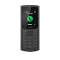 Nokia 110 4G Dual-SIM 48MB ROM + 128MB RAM (GSM Only | No CDMA) Factory Unlocked 4G/LTE Smartphone (Charcoal) - International Version
