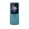 Nokia 110 4G Dual-SIM 48MB ROM + 128MB RAM (GSM Only | No CDMA) Factory Unlocked 4G/LTE Cell-Phone (Aqua) - International Version