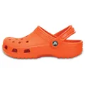Crocs Women's Classic Clog | Comfortable Slip on Casual Water Shoe, Tangerine, 4 M US Men/6 M US Women