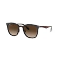 Ray-Ban Rb4278 Square Sunglasses, Havana on Matte Havana/Brown Gradient Dark Brown, 51 mm