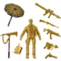 Fortnite Hot Drop1 Figure Pack, with 4-inch Midas-Gold Figure, Harvesting Tool, Umbrella, Back Bling, and Weapons