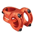 Spank Spoon 318 Stem Orange(43mm), Chamfered bar clamp, Ultra-short stack height, Bicycle Stem, Ideal for ASTM 5, All mountain, enduro, trail, free ride, DJ, E-Bike