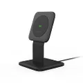 mophie - 15W Wireless Charging Stand Compatible with snap and MagSafe for Smartphones, iPhone, Google Pixel, Samsung Galaxy, Qi-Enabled Devices