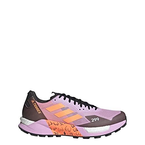 adidas Terrex Agravic Ultra Trail Running Shoes Men's, Bliss Lilac/Beam Orange/Pulse Magent, 9 US