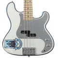 Fender Steve Harris Precision Bass, Maple Neck, Olympic White with Stripe