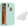 LifeProof FRĒ Series Waterproof Case for iPhone Xs Max (ONLY) with Cleaning Cloth (Tiki)