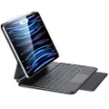 ESR Rebound Magnetic Keyboard Case, iPad Case with Keyboard Compatible with iPad Pro 11/iPad Air 5/4, Easy-Set Floating Cantilever Stand, Precision Multi-Touch Trackpad, Backlit Keys, Black