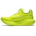 ASICS Men's Gel-Nimbus 25 Running Shoes, Lime Zest/White, 9 US