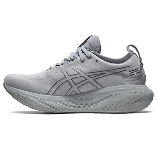 ASICS Men's Gel-Nimbus 25 Running Shoes, Sheet Rock/Carrier Grey, 13 US