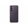 Hochuen Vegan Leather Smartphone Case GP-FPS926HC, Designed for Samsung for Galaxy S24+, Mobile Phone Case, Imitation Leather, Slim Design, Dark Purple