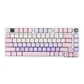 EPOMAKER x LEOBOG Hi75 Aluminum Alloy Wired Mechanical Keyboard, Programmable Gasket-Mounted Gaming Keyboard with Mode-Switching Knob, Hot Swappable, NKRO, RGB (Heart Throb, Juggle V2 Switch)