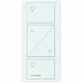 Lutron Pico Smart Remote Control for Caseta Smart Dimmer Switch, 2-Button with Raise/Lower, PJ2-2BRL-GWH-L01, White