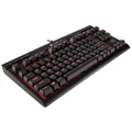 Corsair K63 Compact Mechanical Gaming Keyboard - Backlit Red LET - Linear & Quiet - Cherry MX Red