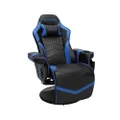 RESPAWN 900 Gaming Recliner - Video Games Console Recliner Chair, Computer Recliner, Adjustable Leg Rest and Recline, Recliner with Cupholder, Reclining Gaming Chair with Footrest - Blue